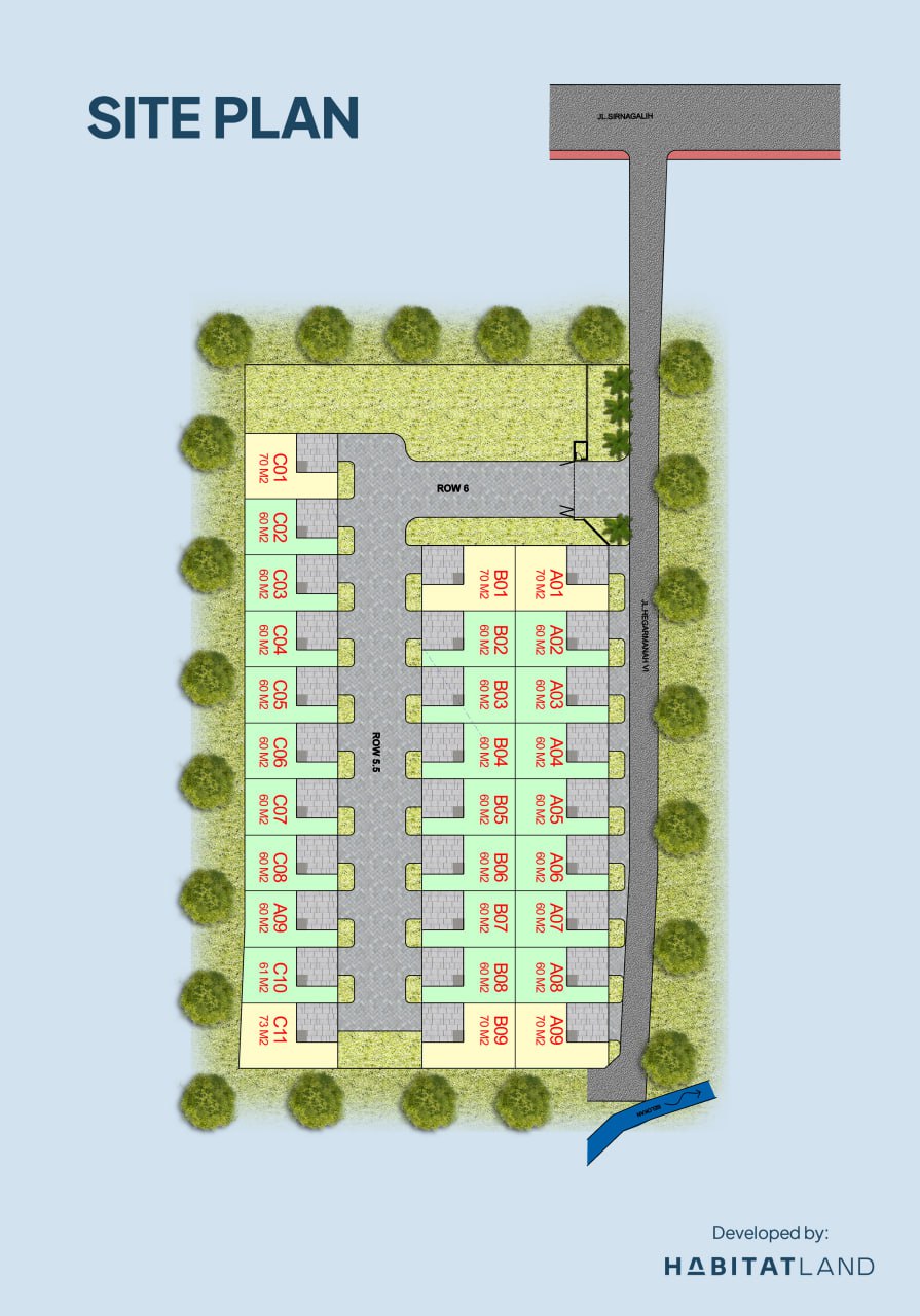 Siteplan Hegarmanah Habitat